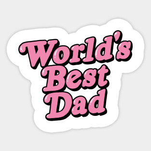 Worlds' Best Dad Sticker